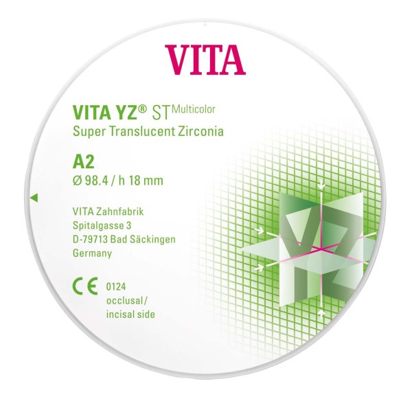 VITA YZ® ST Multicolor Ø 98,4 mm, H18 mm, 1M2