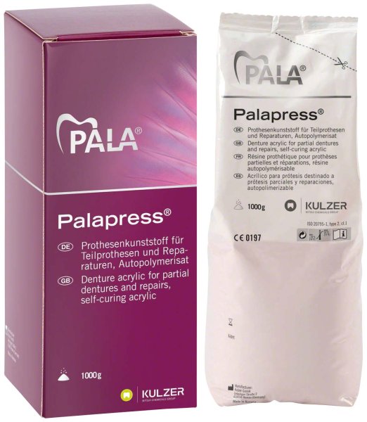 Palapress® **Beutel** 1 kg Pulver rosa geadert