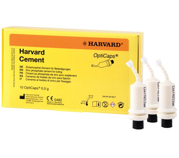 Harvard Cement OptiCaps® 10 Kapseln Zementfarbe weißlich gelb