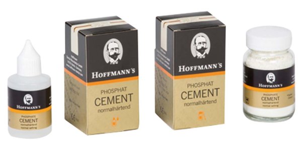 HOFFMANN´S CEMENT 35 g Pulver schnellhärtend gelb, 15 ml Flüssigkeit