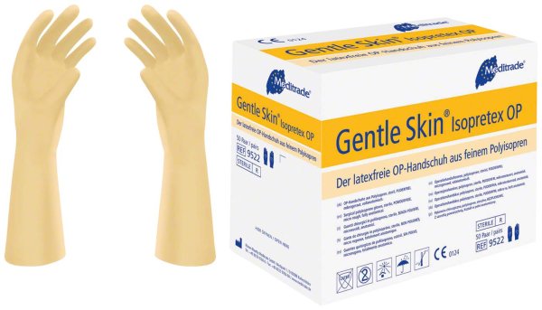 Gentle Skin® Isopretex® OP 50 Paar puderfrei, natur, Größe 8,5