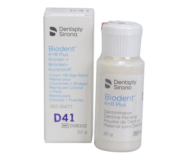 Biodent® K+B Plus Massen 20 g Pulver dentin 41