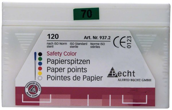 Papierspitzen Safety Color 120 Stück ISO 070