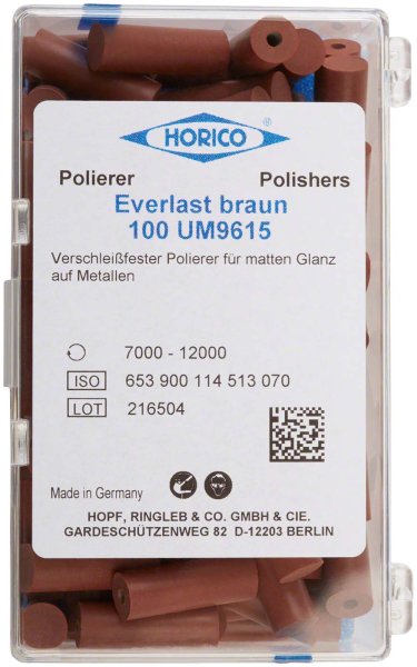 Everlast 100 Stück unmontiert, braun, ISO 070