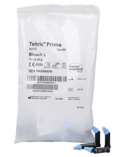 Tetric Prime 20 x 0,25 g Cavifil Bleach L