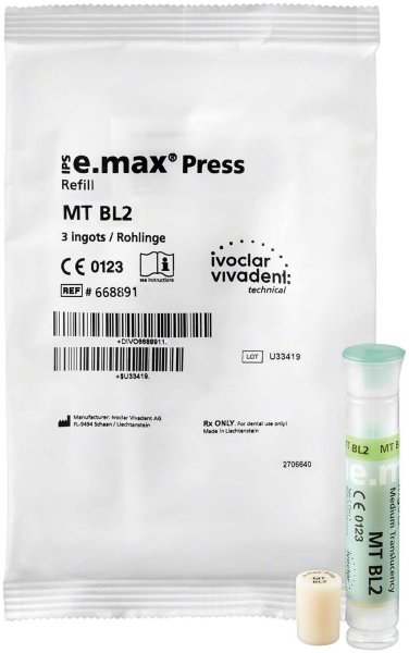 IPS e.max® Press MT 5 Stück BL2 MT