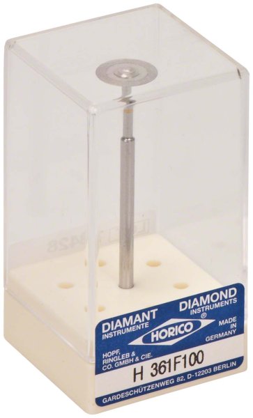 Diamantscheiben 361 doppelseitig, flexibel, gelb extra fein, HP, Figur 361 F, 0,18 mm, ISO 100