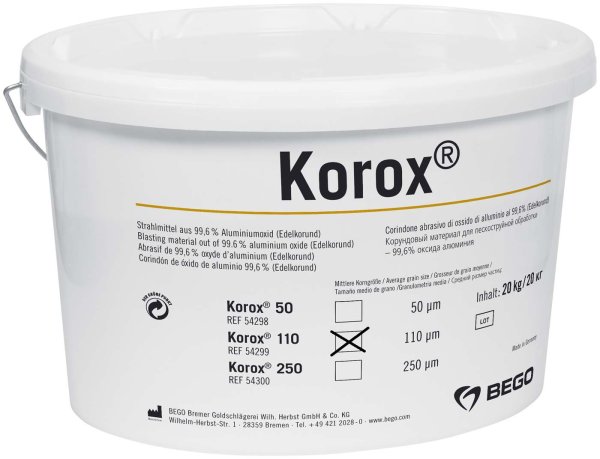 Korox® **Eimer** 20 kg 110 µm