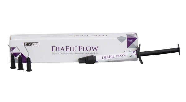 DIAFIL™ FLOW Hybrid 2 g Spritze A2, 10 Einmalnadeltips