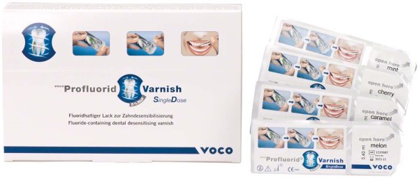 Profluorid® Varnish 48 x 0,4 ml sortiert, Zubehör