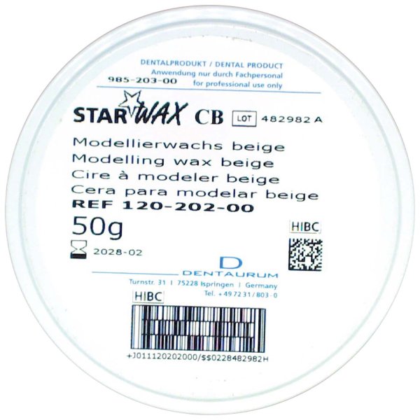 StarWax Modellierwachs 50 g beige