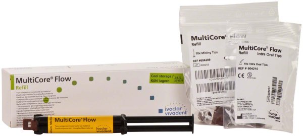 MultiCore® Flow 10 g Spritze mittel, Zubehör