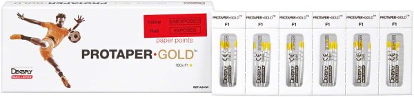 ProTaper Gold® Papierspitzen 180 Stück F1