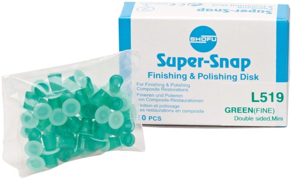 Super-Snap® **Nachfüllpackung** 50 Scheiben, grün, Körnung fein, mini