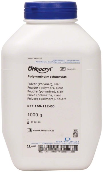 Orthocryl® Pulver 1 kg klar