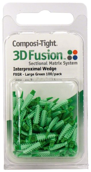 Composi-Tight® 3D Fusion™ Keile 100 Stück grün, groß