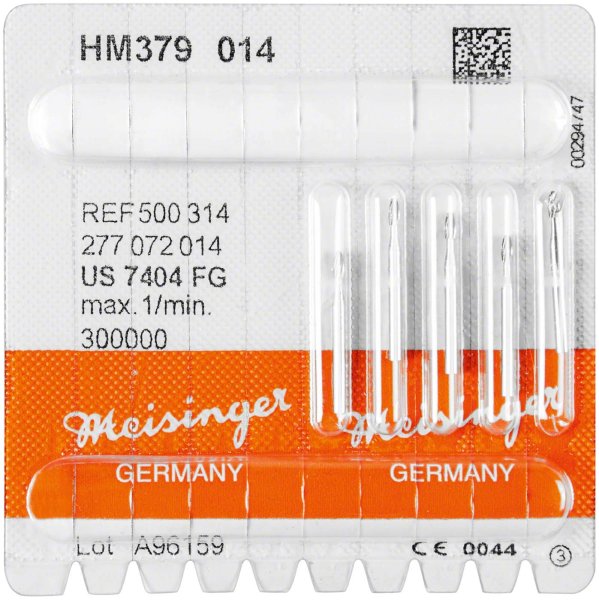 HM-Finierer 379 5 Stück fein, FG, Figur 277 Ei, 3,1 mm, ISO 014