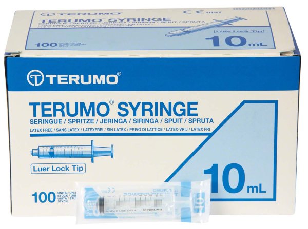 Terumo® Spritzen 100 Stück 10 ml