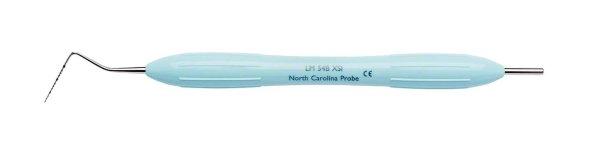 North-Carolina-Parodontometer 54B, einendig, hellblau, LM-ErgoMax™-Griff