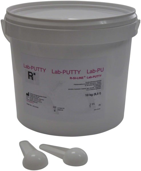 R-SI-LINE® Lab-PUTTY **Eimer** 10 kg weiß inklusive 2 Löffel