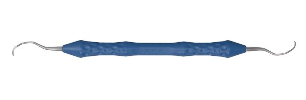 Universalküretten nach Langer AC Figur L3/4, 170 mm, Prämolaren, Molaren, blau