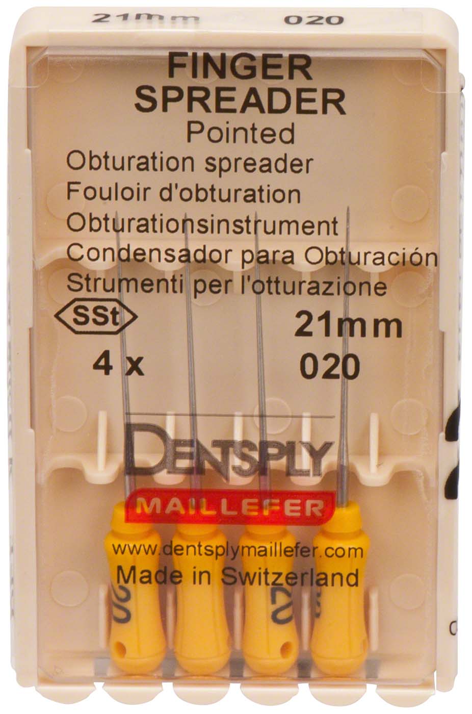 Finger Sprider Rct Finger Spreader 4 Stück 21 mm, ISO 020 | Wurzelfüller, Plugger ...