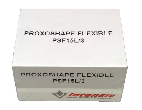 PROXOSHAPE Flexible 3 Stück lang, 0,1 mm, gelb extra fein, 11 mm, 15 µm