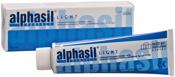 alphasil® PERFECT **Tube** 150 ml LIGHT, dunkelblau