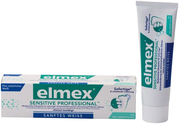 elmex® SENSITIVE PROFESSIONAL™ SANFTES WEISS **Tube** 75 ml