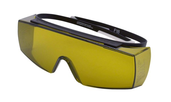 Hager iSpec® Laserschutzbrille Überbrille LaserBrille gelb