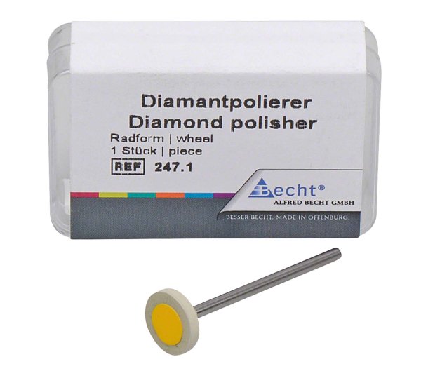 Diamantpolierer HP, Rad, fein, Ø 11 mm x 2 mm