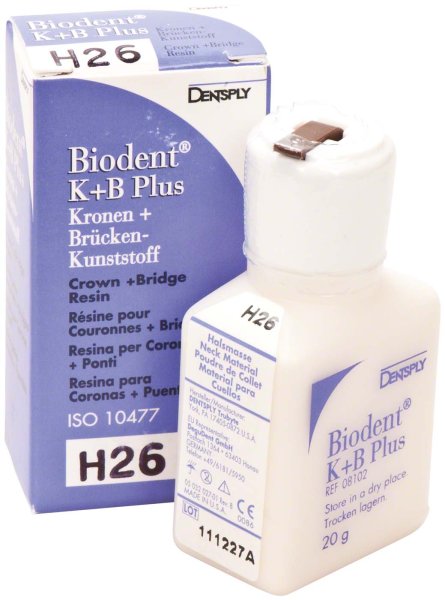 Biodent® K+B Plus Massen 20 g Pulver hals 26