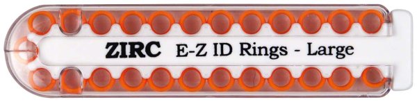 EZ-ID Markierungsringe 25 Stück neonorange, Ø 6 mm