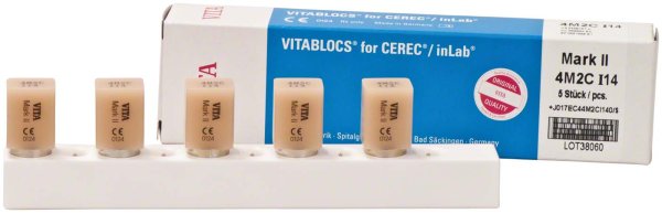 VITABLOCS® Mark II 5 Stück f.CEREC/inLab Gr. I-14, 4M2C