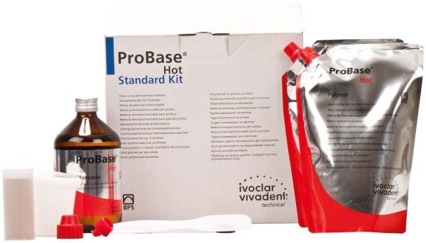 ProBase® Hot 2 x 500 g Pulver pink, 500 ml Monomer, Zubehör