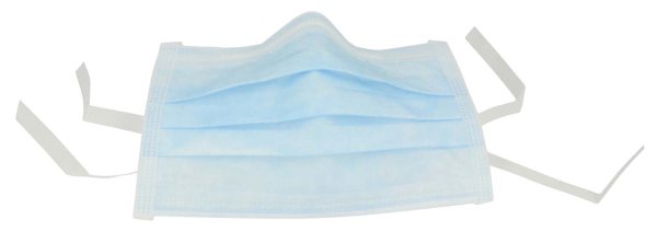 Monoart® Mundschutz Protection 3 50 Stück zum Binden, blau