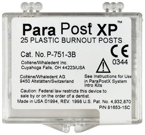 ParaPost® XP™ Ausbrennstifte **Bulkpackung** 25 Stück Ø 0,9 mm