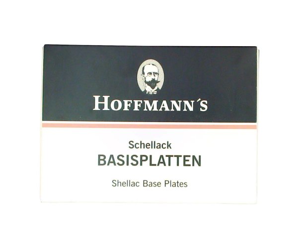 Hoffmann's Schellack Basisplatten 8 Stück OK, 4 Stück UK