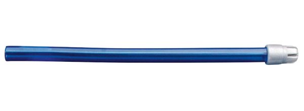 Monoart® Speichelsauger 1.000 Stück blau, 12,5 cm, Kappe silber lose