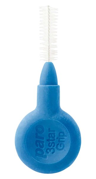 paro® ISOLA 3STAR-Grip Ø 3,5 mm, medium, Weichgummigriff, mit Schutzkappe, blau