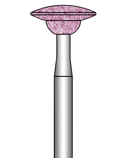 Schleifkörper 6 Stück rosa mittel, HP, Figur 304, 3,9 mm, ISO 085