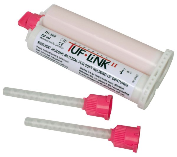 TUF-Link II Silikon 50 ml Kartusche, 10 Mischkanülen