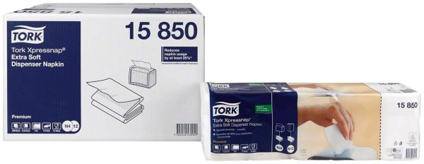 TORK® Xpressnap® **Karton** 8 x 5 Rollen, 100 Blatt extra soft