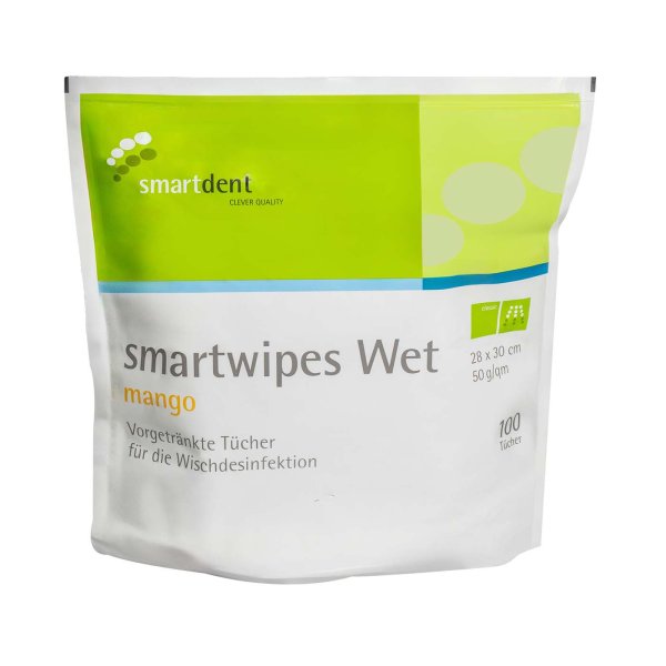 smartwipes Wet **Beutel** 100 Stück mango, 28 x 30 cm