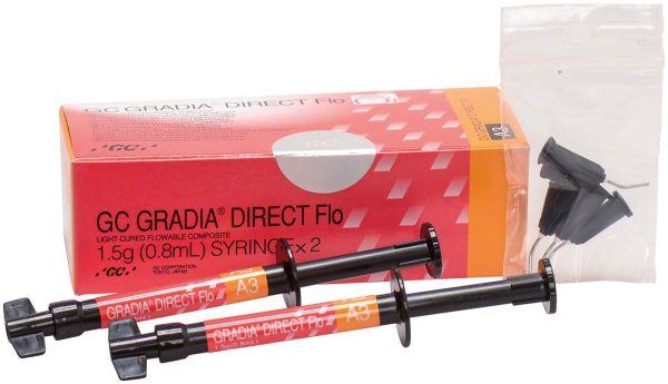 GC GRADIA® DIRECT Flo 2 x 1,5 g Spritze A3