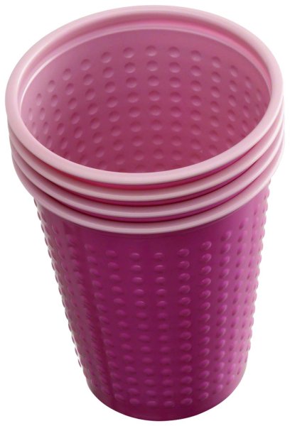 STYLE CUPS Bicolor **Karton** 30 x 40 Stück fuchsia-rosa