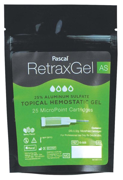 Retrax® Gel AS Aluminiumsulfat 25 x 0,32 g Kartusche