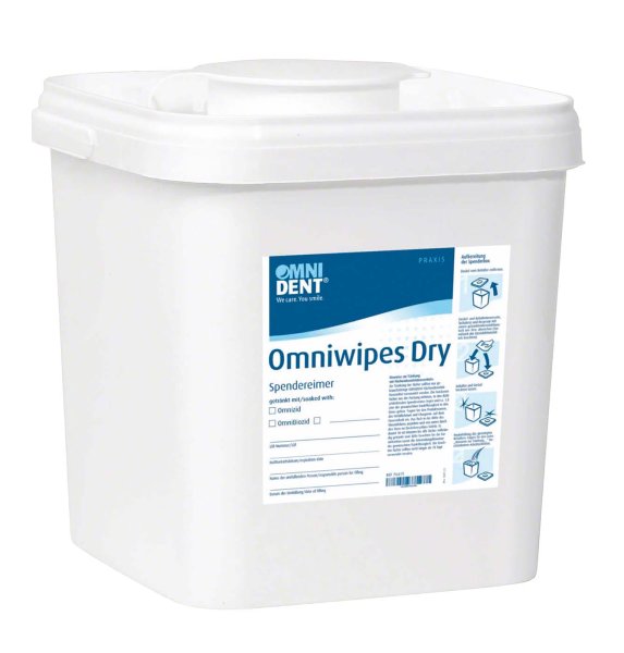 Omniwipes Dry Spendereimer leer