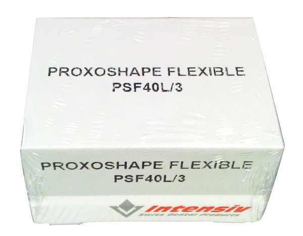 PROXOSHAPE Flexible 3 Stück lang, 0,1 mm, rot fein, 11 mm, 40 µm