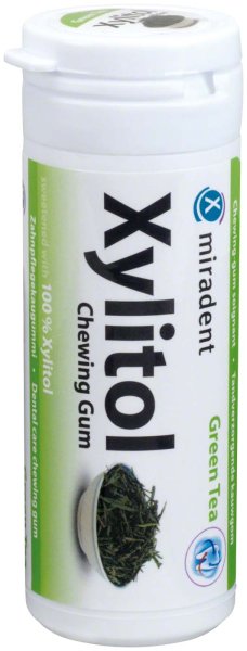 Xylitol Chewing Gum 30 Stück grüner Tee